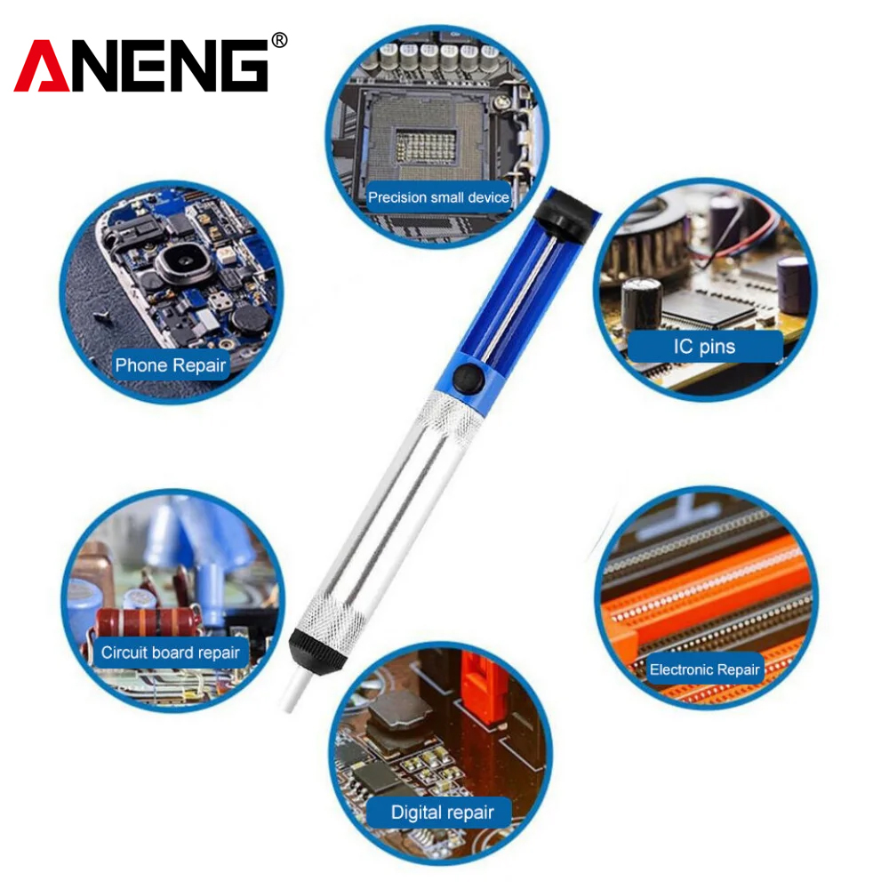 Flux Pen Electronics - ANENG Desoldering Pump Iron Desolder Weld