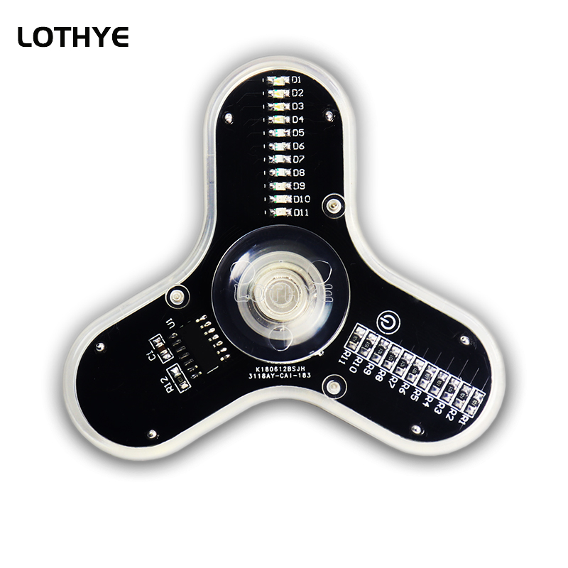 Diy Electronics Parts - LED Fidget Spinner Manufacture Speaker Atmosphere