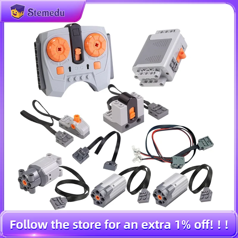 Diy Electronics Parts - 9 in 1 MOC Technical Electronic