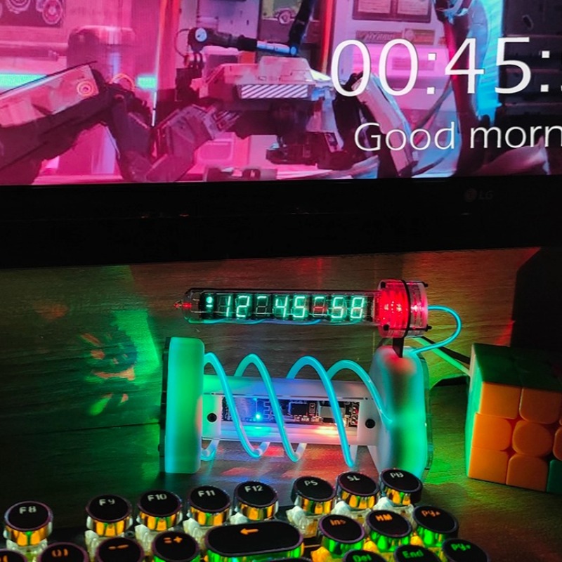 Room Design Clock Bedside Tabl - огляд і ціна Diy Electronics Desk