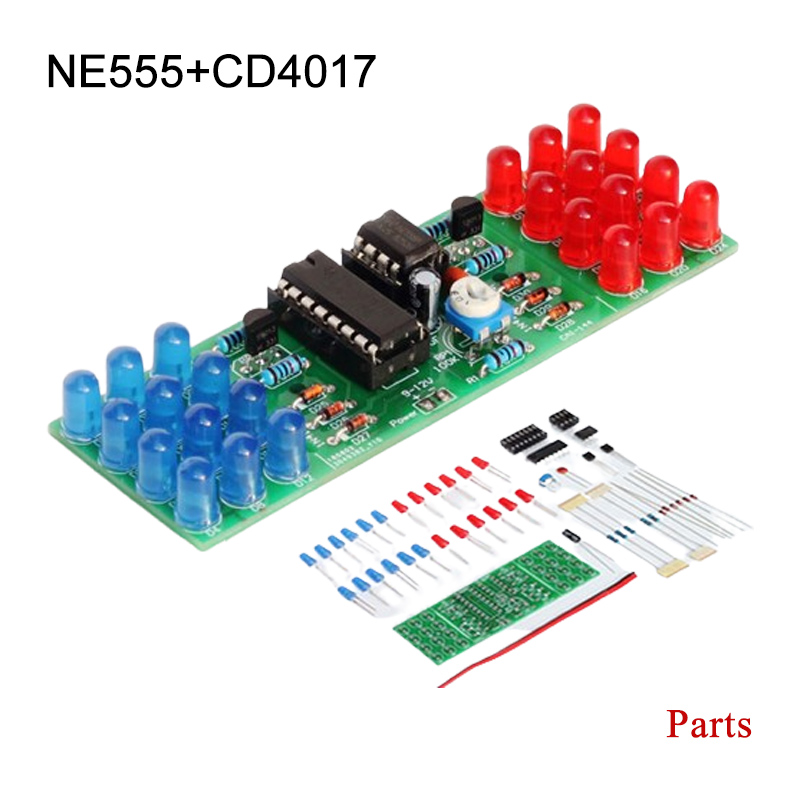 IC LED Red Blue Double Color F - огляд і ціна Diy Electronics Learning Kit