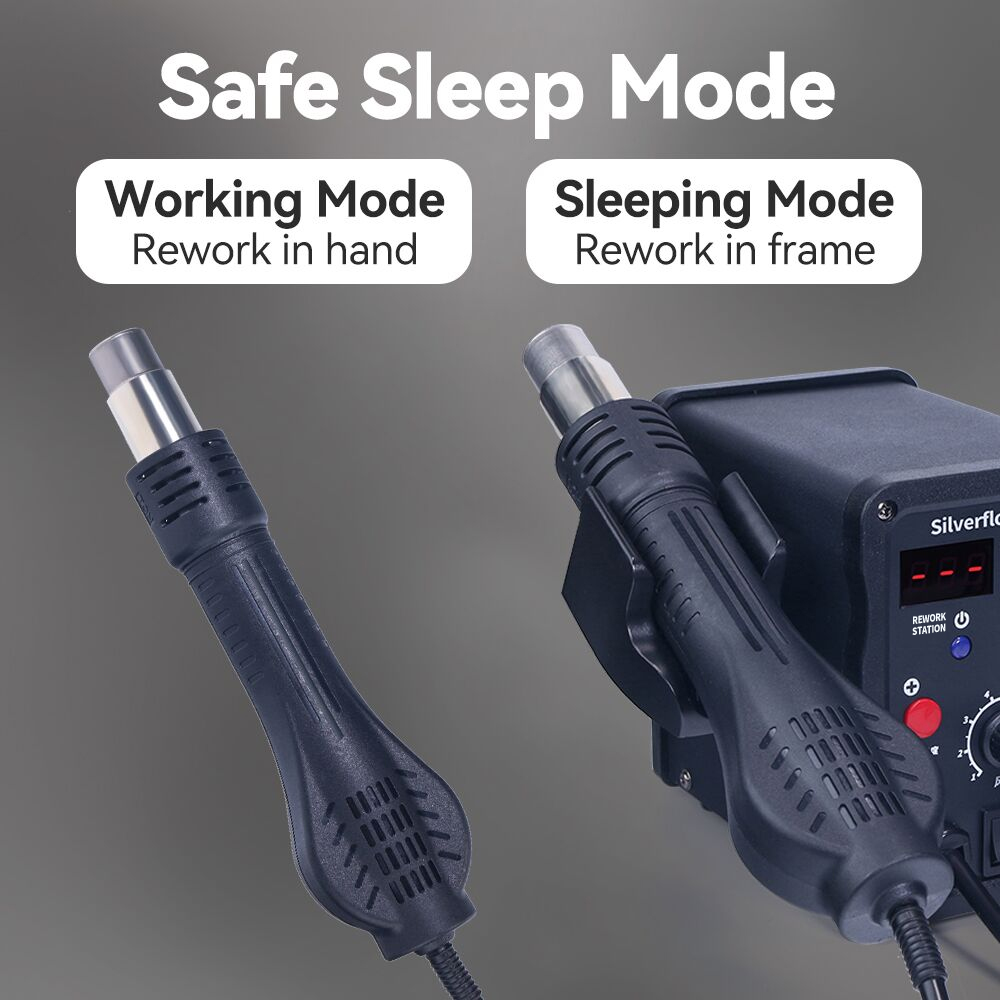 Silverflo 8586D Soldering Stat - огляд і ціна Hot Air Rework Station