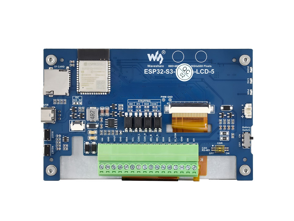 ESP32-S3-LCD-5,No Touch Functi - огляд і ціна Esp32 Wifi Bluetooth