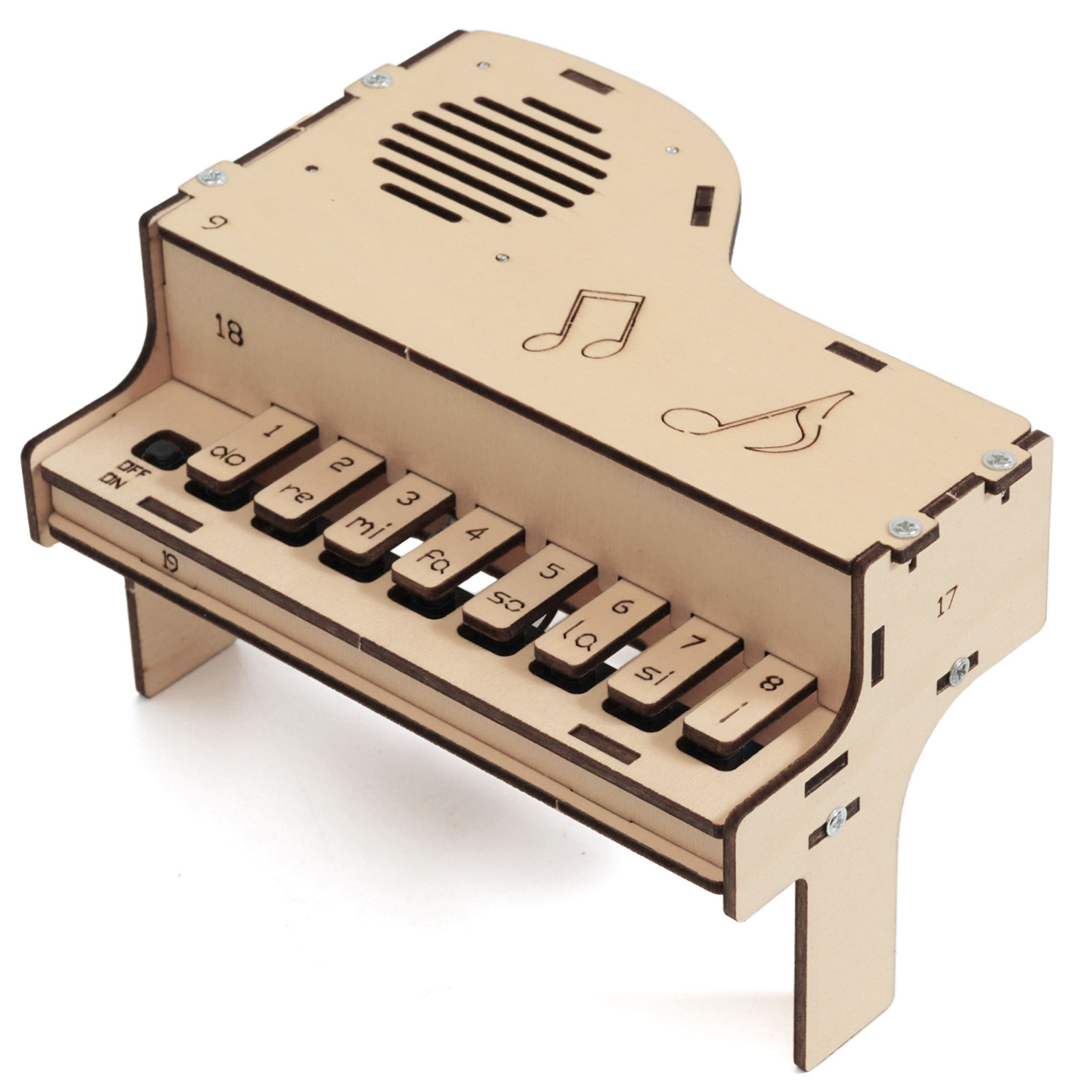 DIY Wooden Electronic Piano Mo - огляд і ціна Diy Electronics Parts
