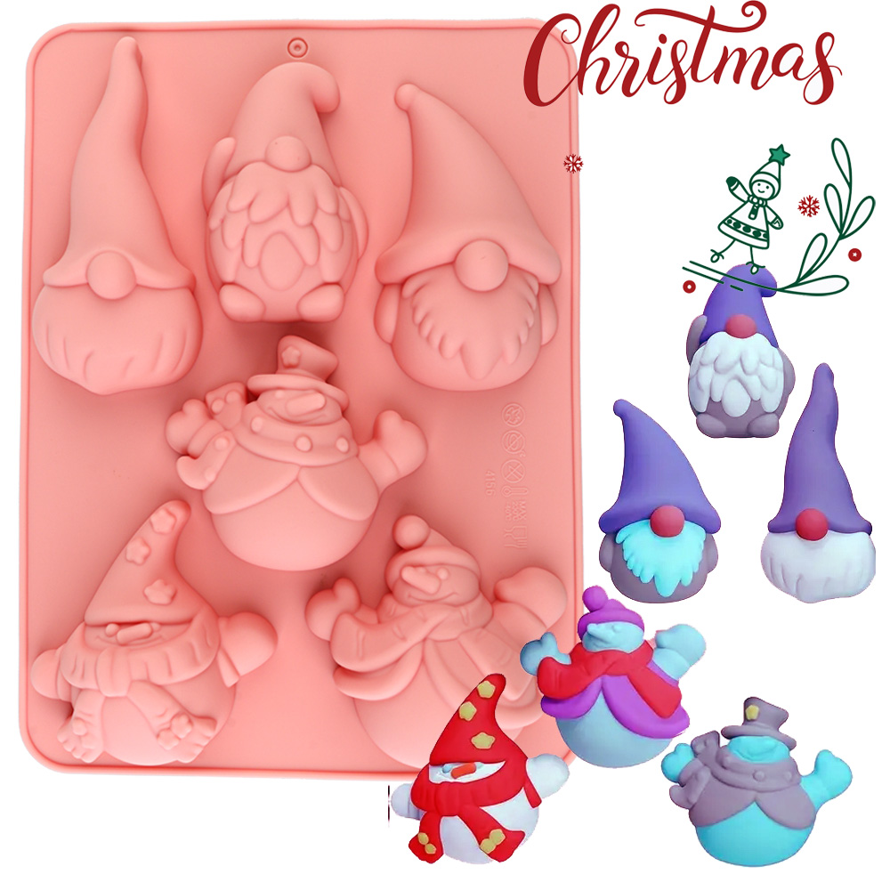 6-Cavity Christmas Gnome Cake  - огляд і ціна Diy Electronics Components