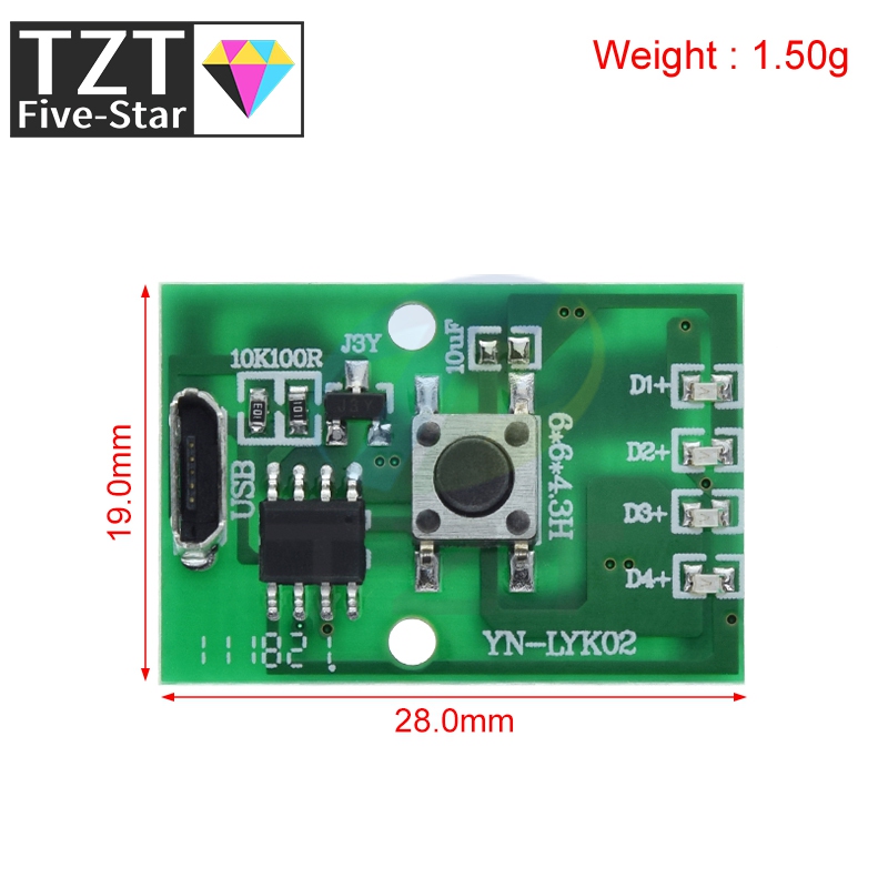 1/5PCS Flashlight Driver Board - огляд і ціна Diy Electronics Desk