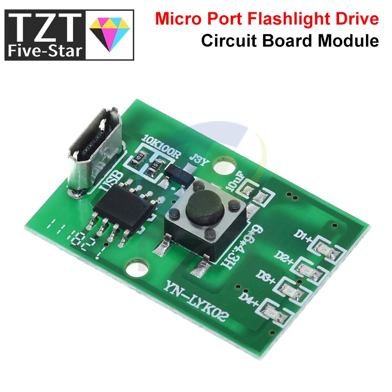 1/5PCS Flashlight Driver Board - огляд і ціна Diy Electronics Desk