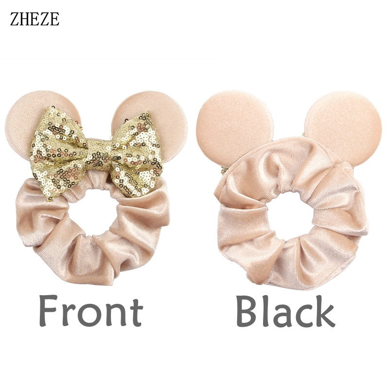1pc Mouse Ears Hair Scrunchies - огляд і ціна Diy Mouse Electronics