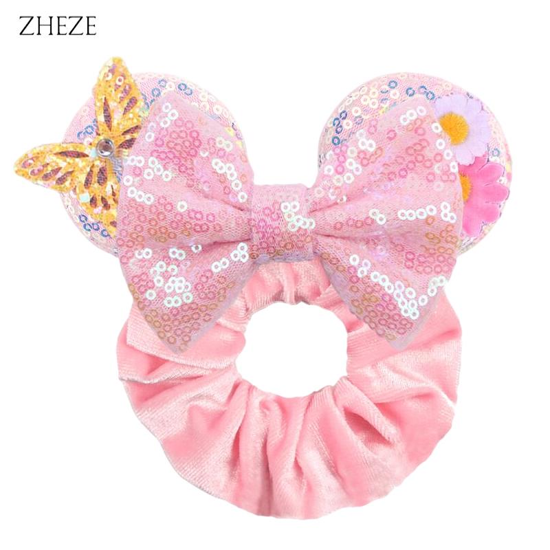 1pc Mouse Ears Hair Scrunchies - огляд і ціна Diy Mouse Electronics