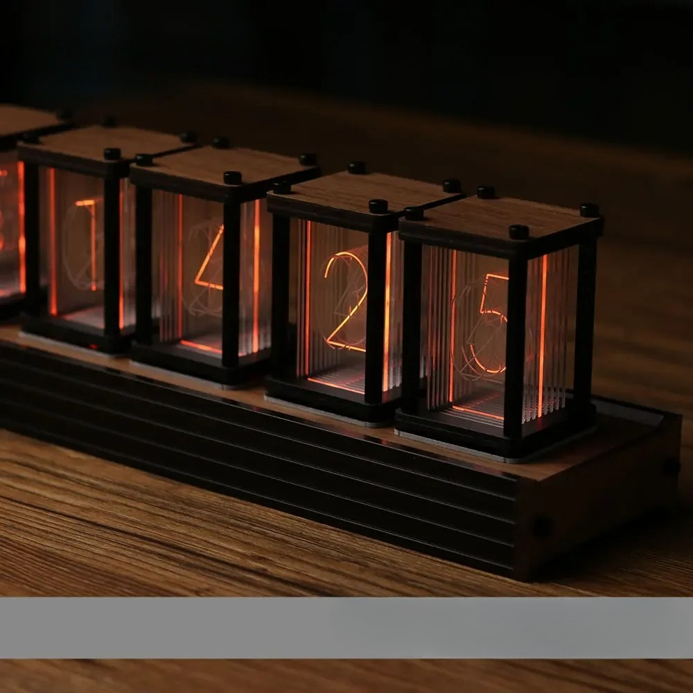 RGB Nixie Tube Clock DIY Table - огляд і ціна Diy Electronics Desk
