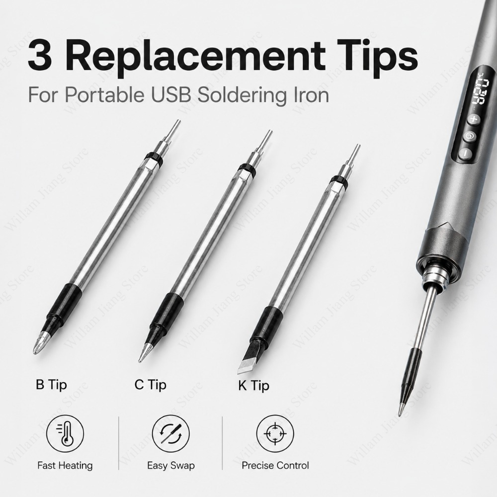 1/3 PCS USB Soldering Iron Rep - огляд і ціна Flux Pen Electronics
