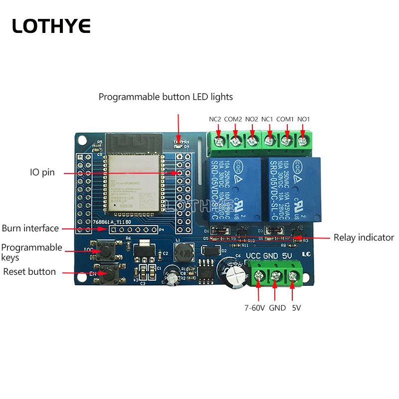 ESP32 Dual Channel Wifi Blueto - огляд і ціна Esp32 Wifi Bluetooth