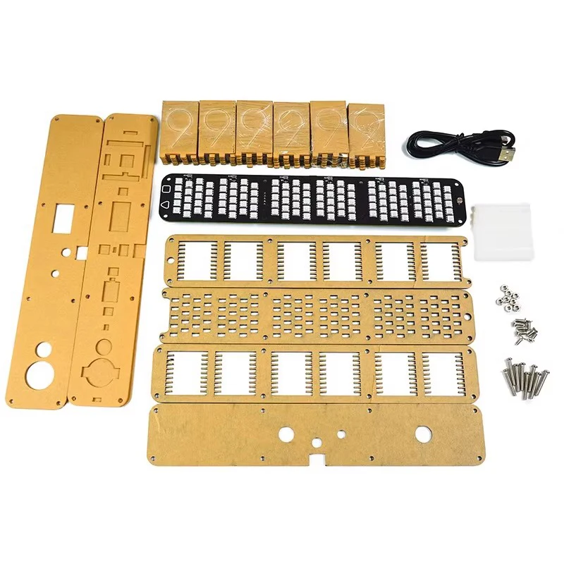 Glow Tube Clock Kit DIY Electr - огляд і ціна Diy Electronics Desk
