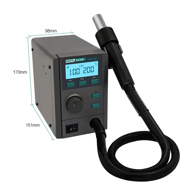 Quick 859D+ Hot Air Gun Solder - огляд і ціна Hot Air Rework Station