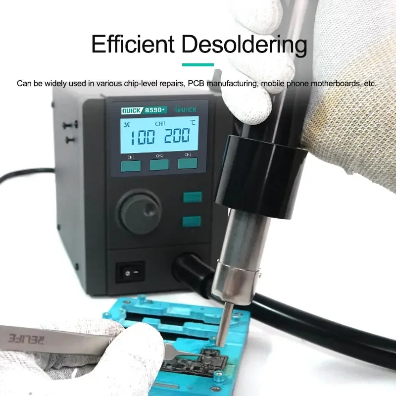 Quick 859D+ Hot Air Gun Solder - огляд і ціна Hot Air Rework Station