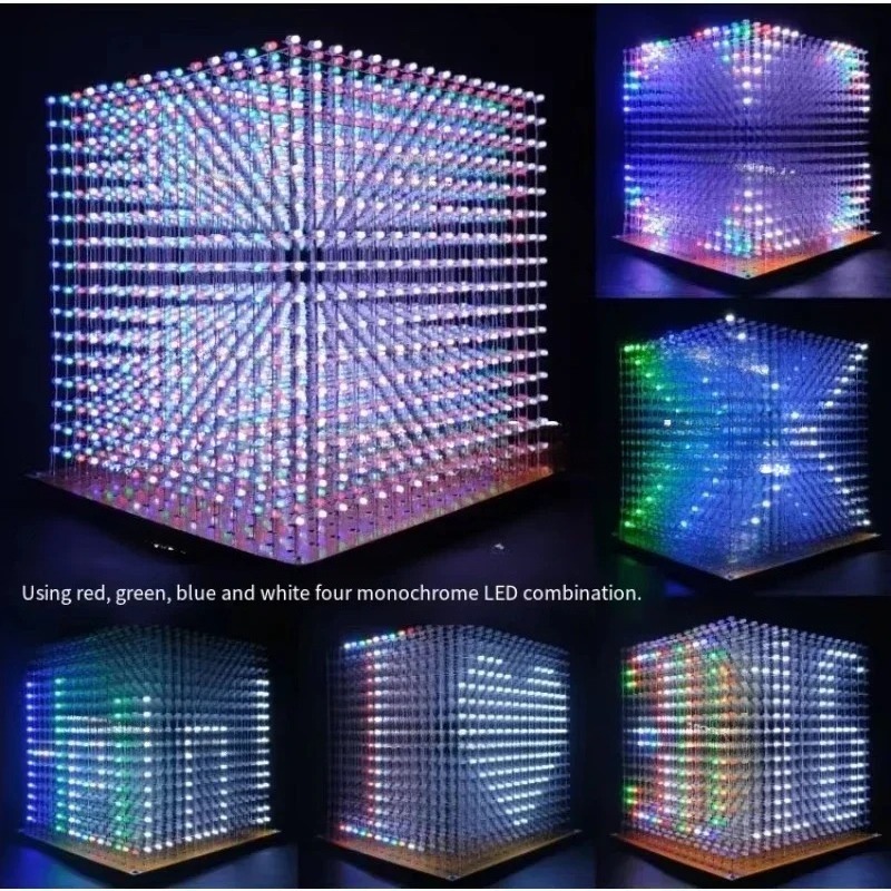 3 D16mini Light Cube Kit 16x16 - огляд і ціна Diy Electronics Parts