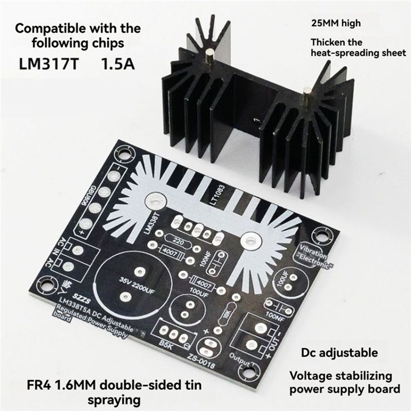 Adjustable Linear Regulated Po - огляд і ціна Diy Electronics Filament