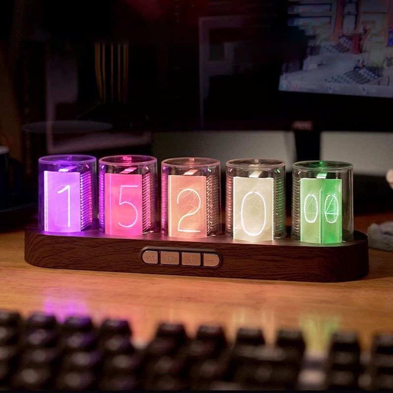 Electronic Tube Clock DIY Digi - огляд і ціна Diy Electronics Desk