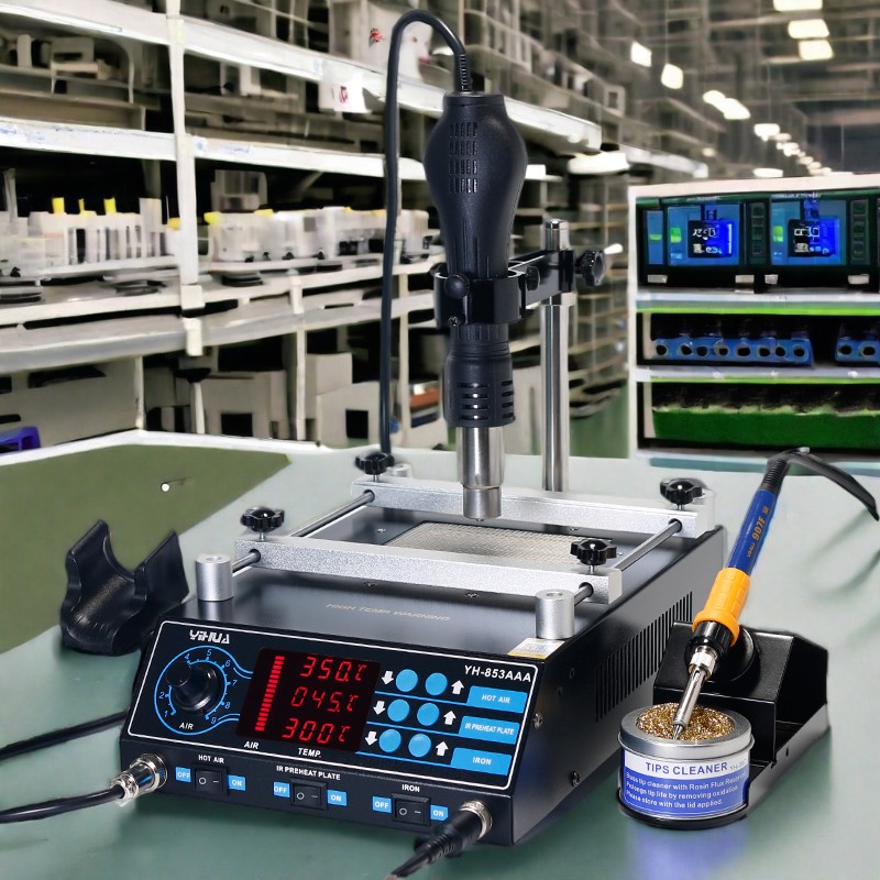 2026 Hot Sale Yihua 853AAA wel - огляд і ціна Hot Air Rework Station