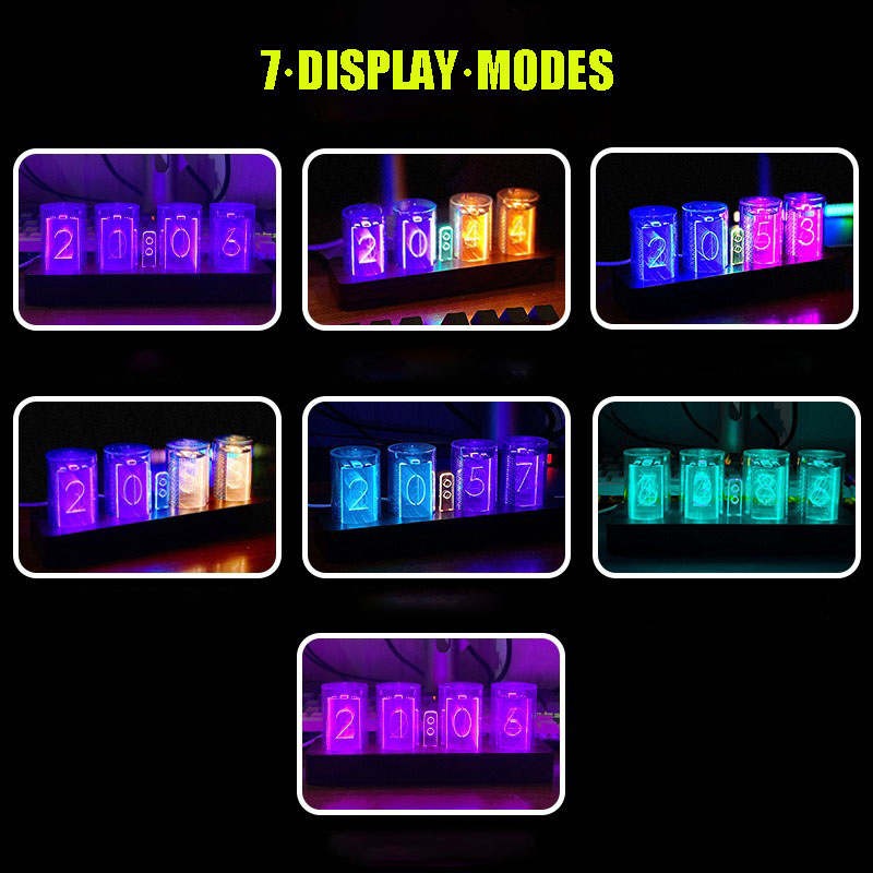 Colorful RGB Glow Tube Digital - огляд і ціна Diy Electronics Desk