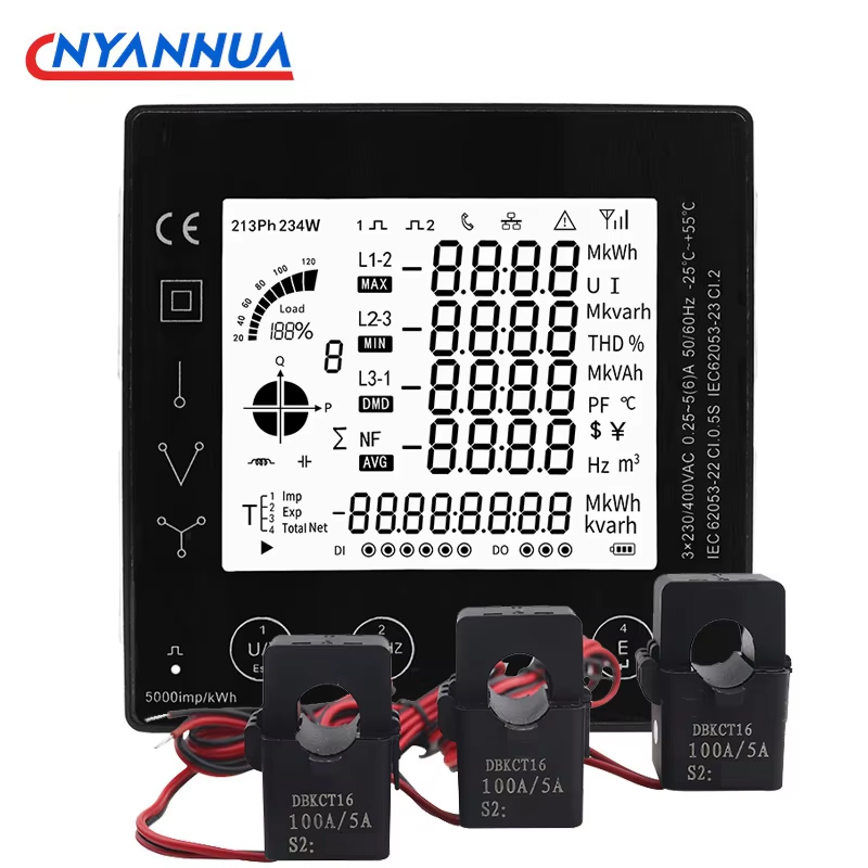 3 Phase Energy Consumption Met - огляд і ціна Diy Electronics Store