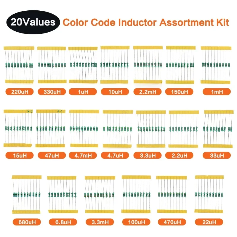 200pcs 1/2W 0410 Color Ring In - огляд і ціна Diy Electronics Repair Kit