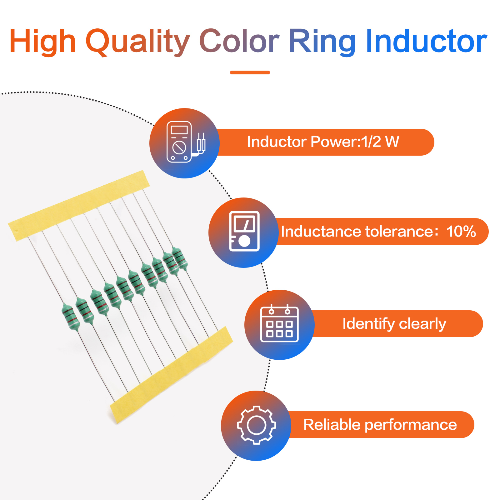 200pcs 1/2W 0410 Color Ring In - огляд і ціна Diy Electronics Repair Kit