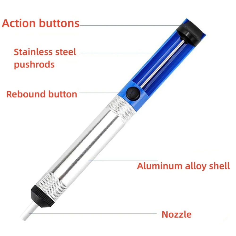 Aluminum Desoldering Pump Vacu - огляд і ціна Flux Pen Electronics