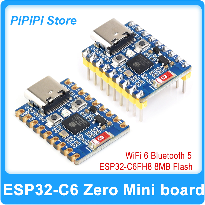 ESP32-C6 Zero Super Mini Devel - огляд і ціна Esp32 Wifi Bluetooth