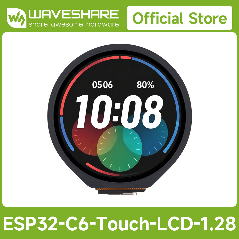 ESP32-C6 1.28inch Touch LCD Di - огляд і ціна Esp32 Wifi Bluetooth