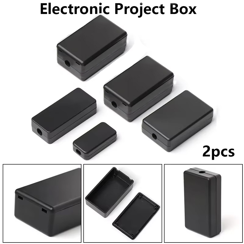 2PCS Plastic Waterproof Black  - огляд і ціна Diy Electronics Supplies