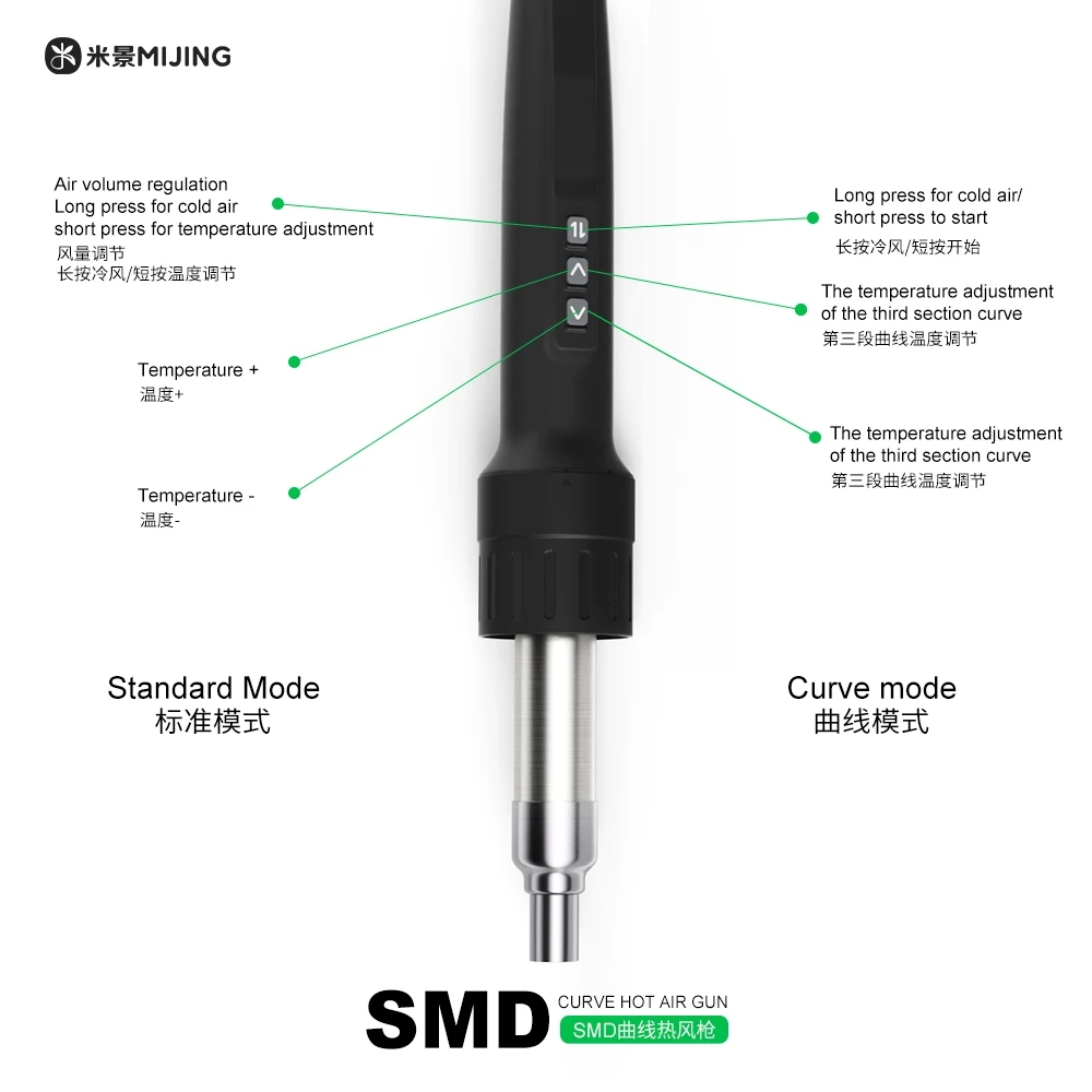 MIJING MJ-F11 SMD Hot Air Gun  - огляд і ціна Hot Air Rework Station
