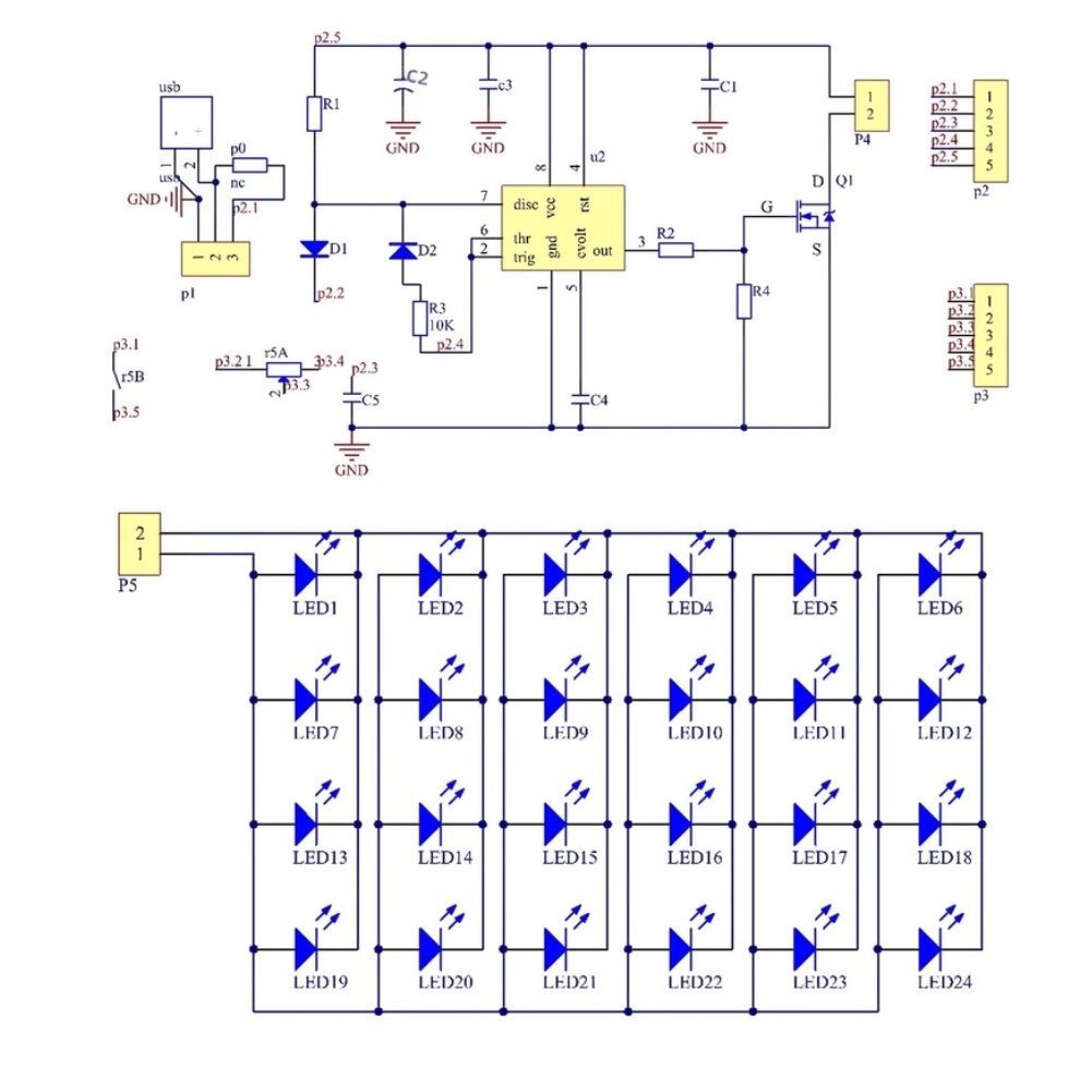 NE555 For PWM LED Desk Lamp DI - огляд і ціна Diy Electronics Desk
