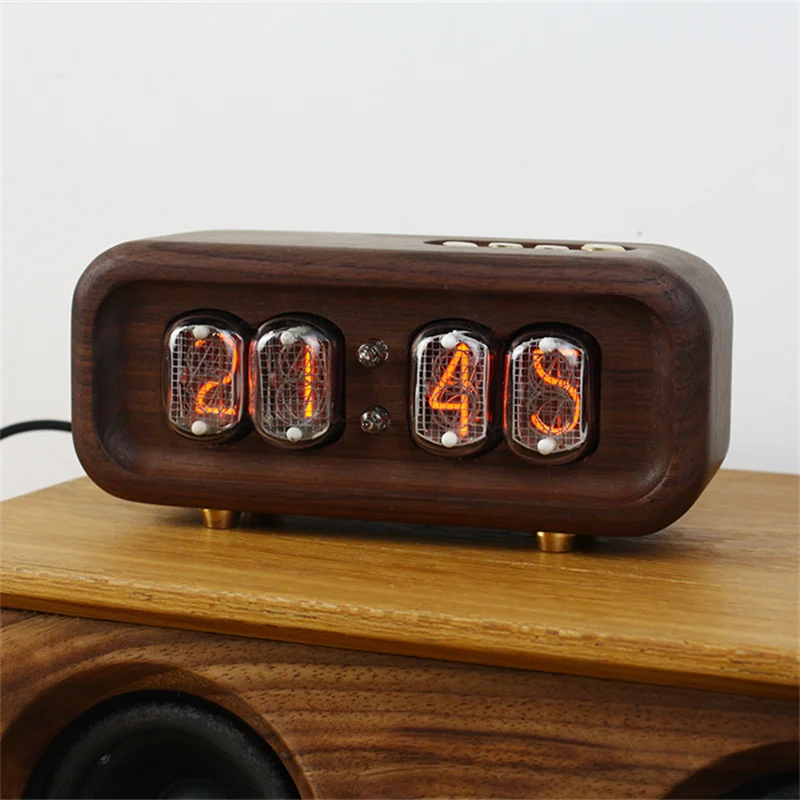 Black Walnut Solid Wood Glow D - огляд і ціна Diy Electronics Desk