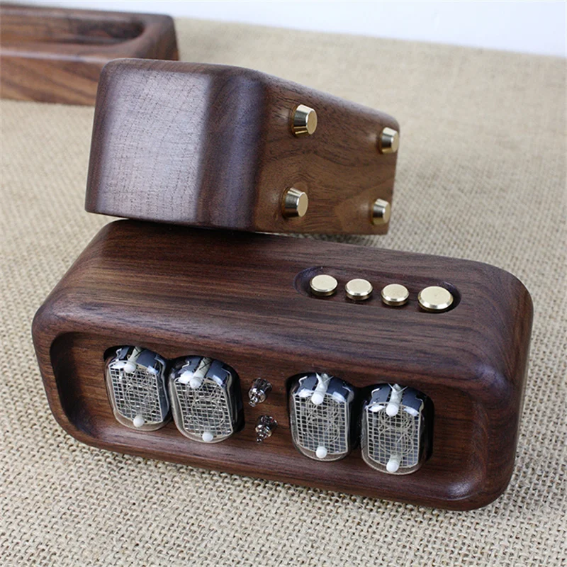 Black Walnut Solid Wood Glow D - огляд і ціна Diy Electronics Desk