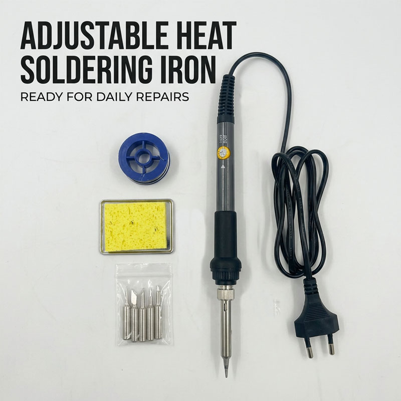 60W adjustable temperature sol - огляд і ціна Diy Electronics Desk
