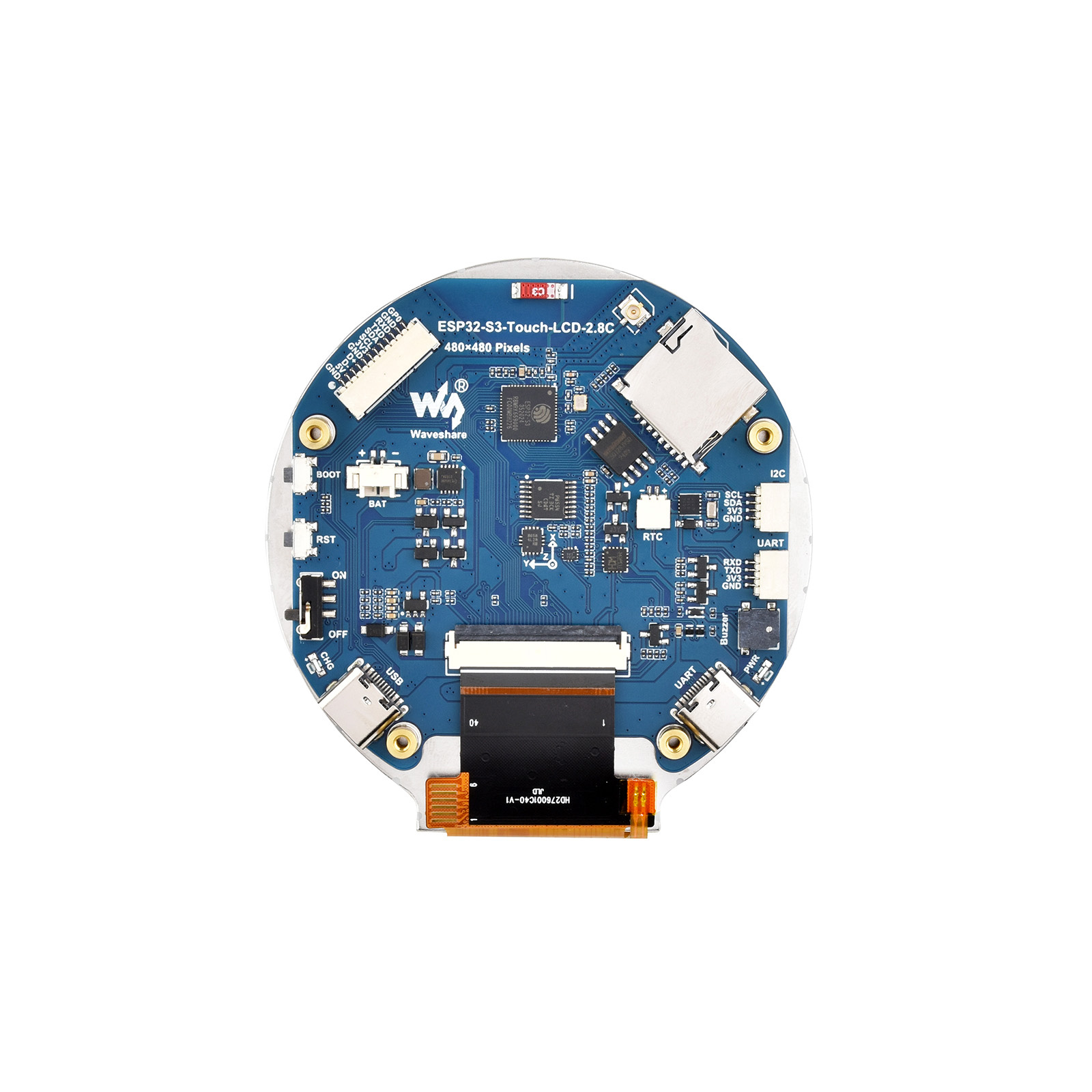 ESP32 ESP32-S3 2.8-inch circul - огляд і ціна Esp32 Wifi Bluetooth