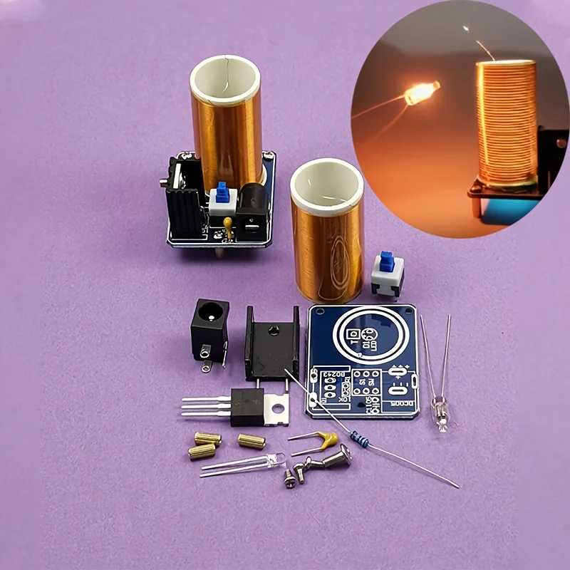 Mini Tesla Coil Kit, BD243, DI - огляд і ціна Diy Lightsaber Electronics