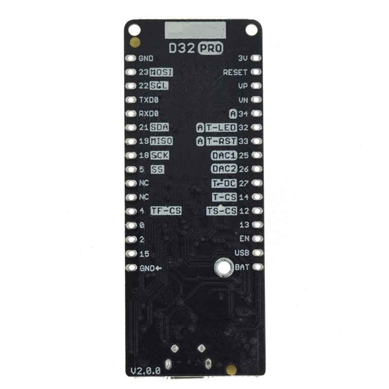 B03B-For LOLIN D32 Pro V2.0.0  - огляд і ціна Esp32 Wifi Bluetooth