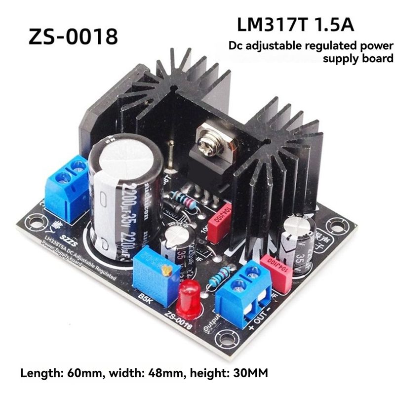 M52K-LM317 Adjustable Linear R - огляд і ціна Diy Electronics Filament
