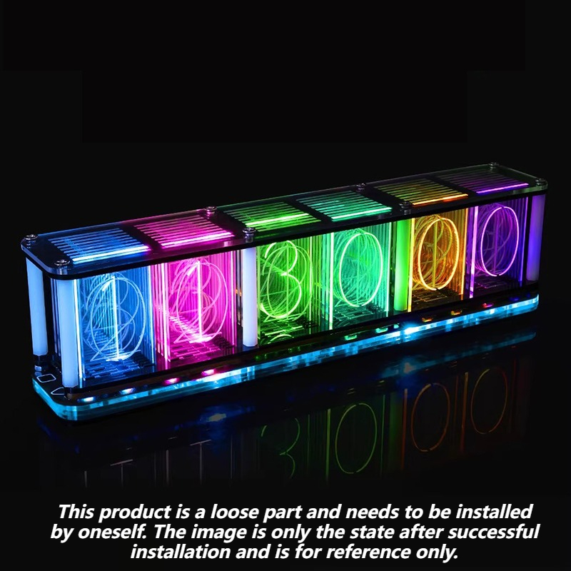 Glow Tube Clock Kit DIY Electr - огляд і ціна Diy Electronics Desk