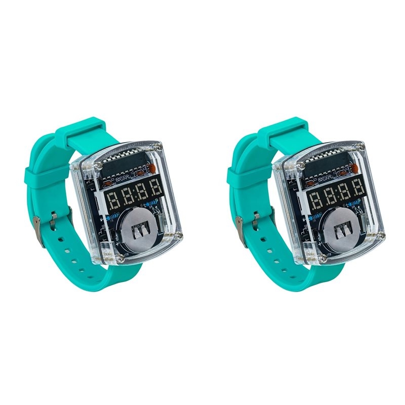 2X DIY Watch LED Watch Electro - огляд і ціна Diy Electronics Learning Kit