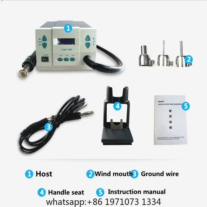220V Original  861DW Heat Gun  - огляд і ціна Hot Air Rework Station