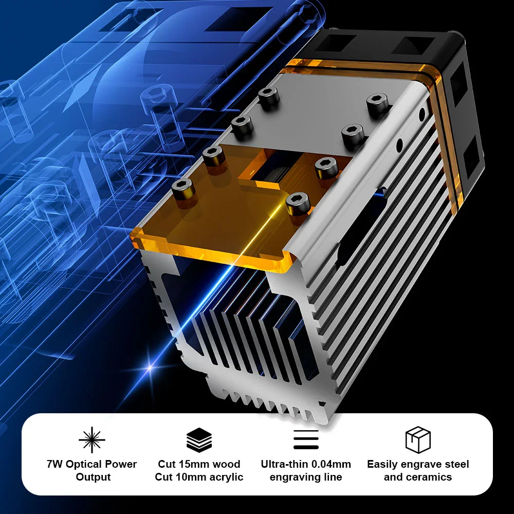 NEJE 7W Diode Laser Engraver C - огляд і ціна Diy Lightsaber Electronics