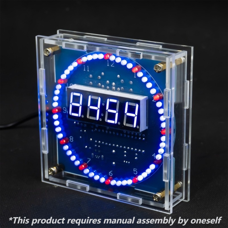 Electronic Clock DIY Light Con - огляд і ціна Diy Electronics Desk