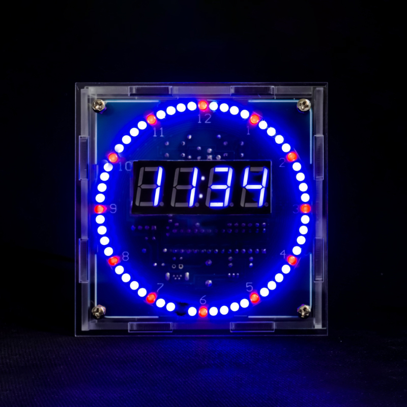 Electronic Clock DIY Light Con - огляд і ціна Diy Electronics Desk