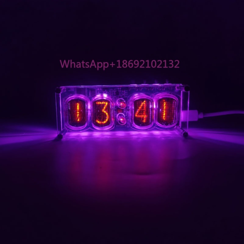 In12 Glow Clock DIY Former Sov - огляд і ціна Diy Electronics Desk