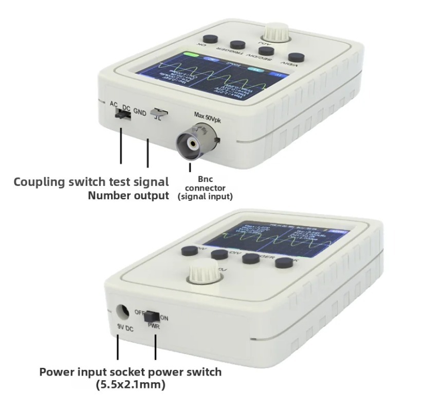 Digital Oscilloscope DIY Assem - огляд і ціна Diy Electronics Learning Kit
