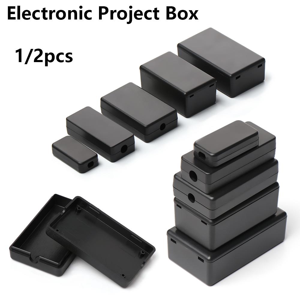 1/2pcs Plastic Waterproof Blac - огляд і ціна Diy Electronics Supplies