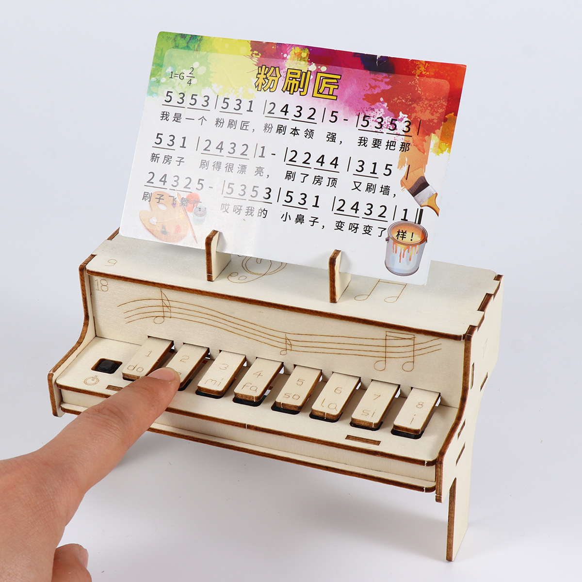 DIY Wooden Electronic Piano Mo - огляд і ціна Diy Electronics Learning Kit